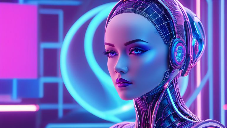 cybernetic portrait blueprint scaled