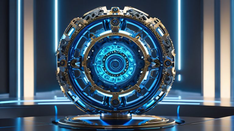 cybernetic sculpture emerge scaled