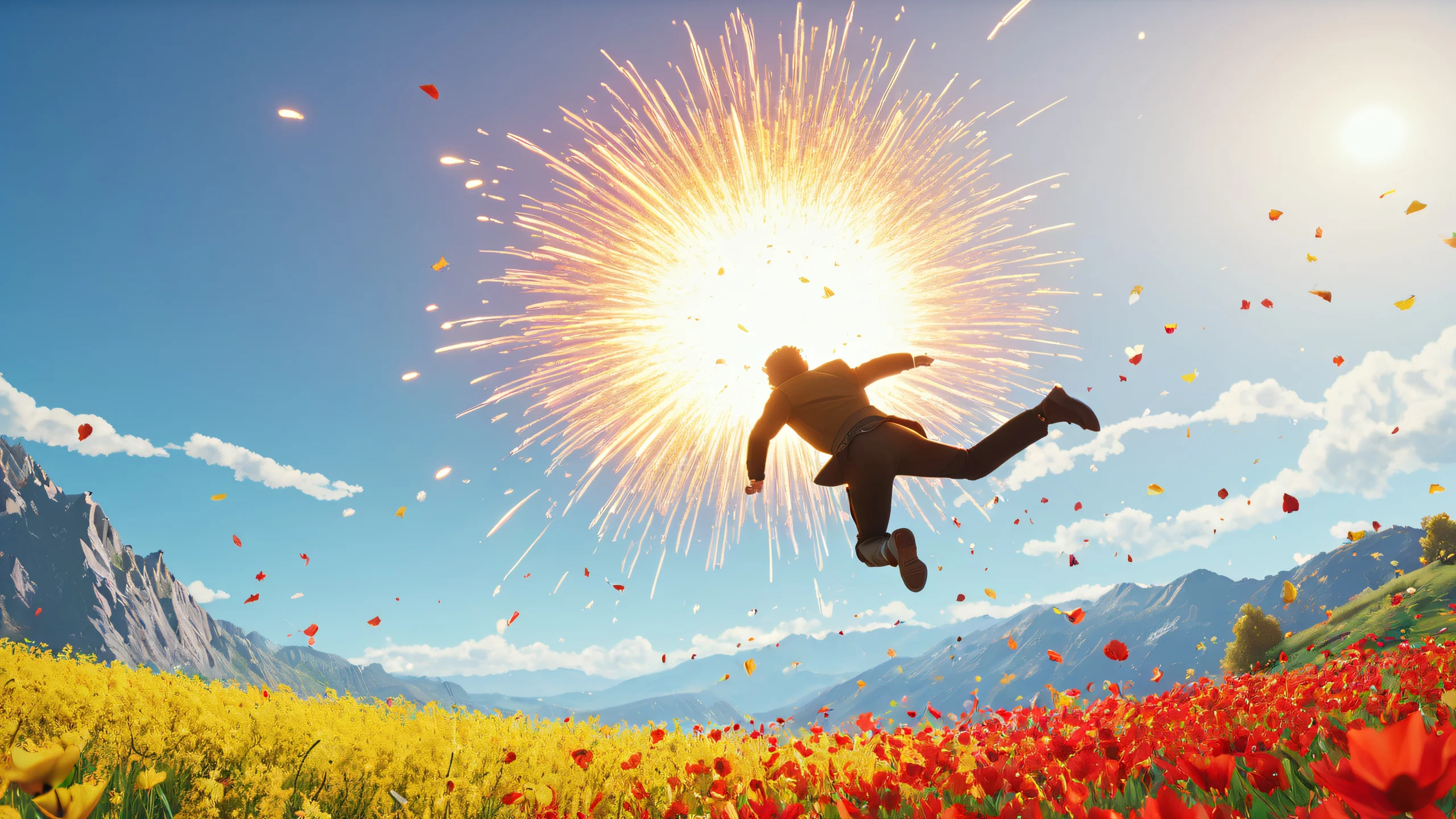 Ultra HD Cyberpunk Cityscape Wallpaper A futuristic cityscape at dusk with towering skyscrapers and a sea of lights.