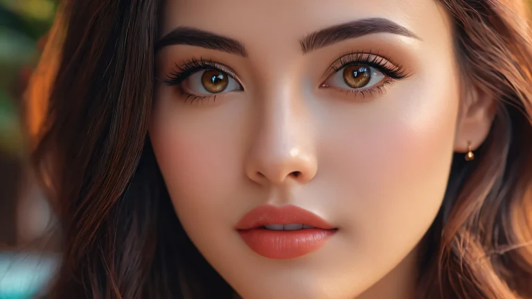 A futuristic cityscape with towering skyscrapers and neon lights at dusk.