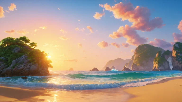 A futuristic cityscape with towering skyscrapers and neon lights against a starry night sky.