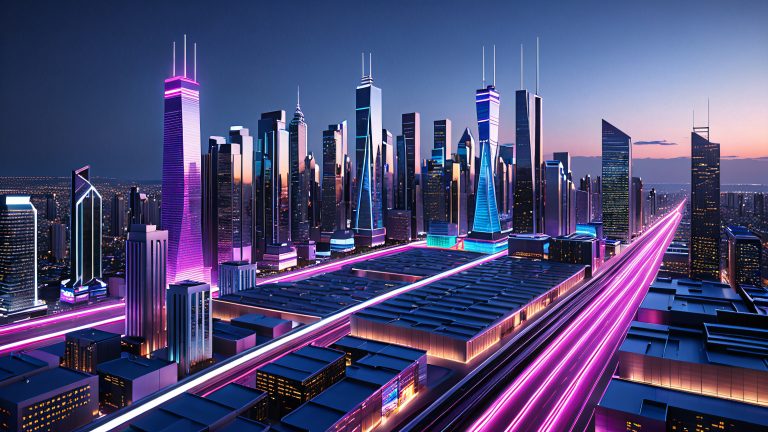 cyberpunk cityscape scaled