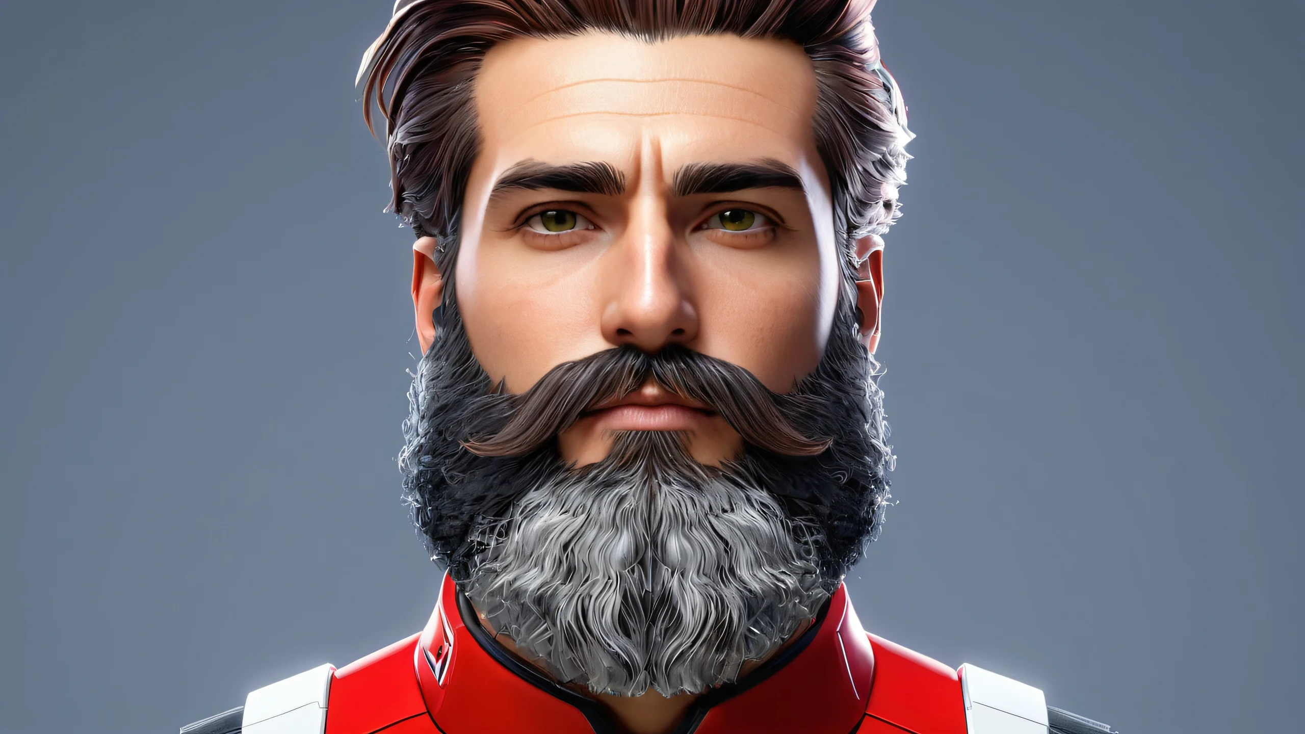 A digital artwork featuring video game characters in a futuristic cyberpunk setting with a glitched effect.