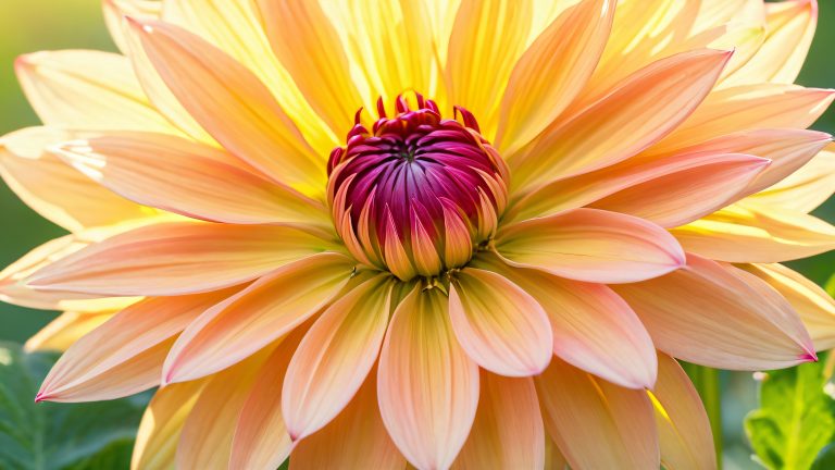 dahlia flower 4k wallpaper scaled