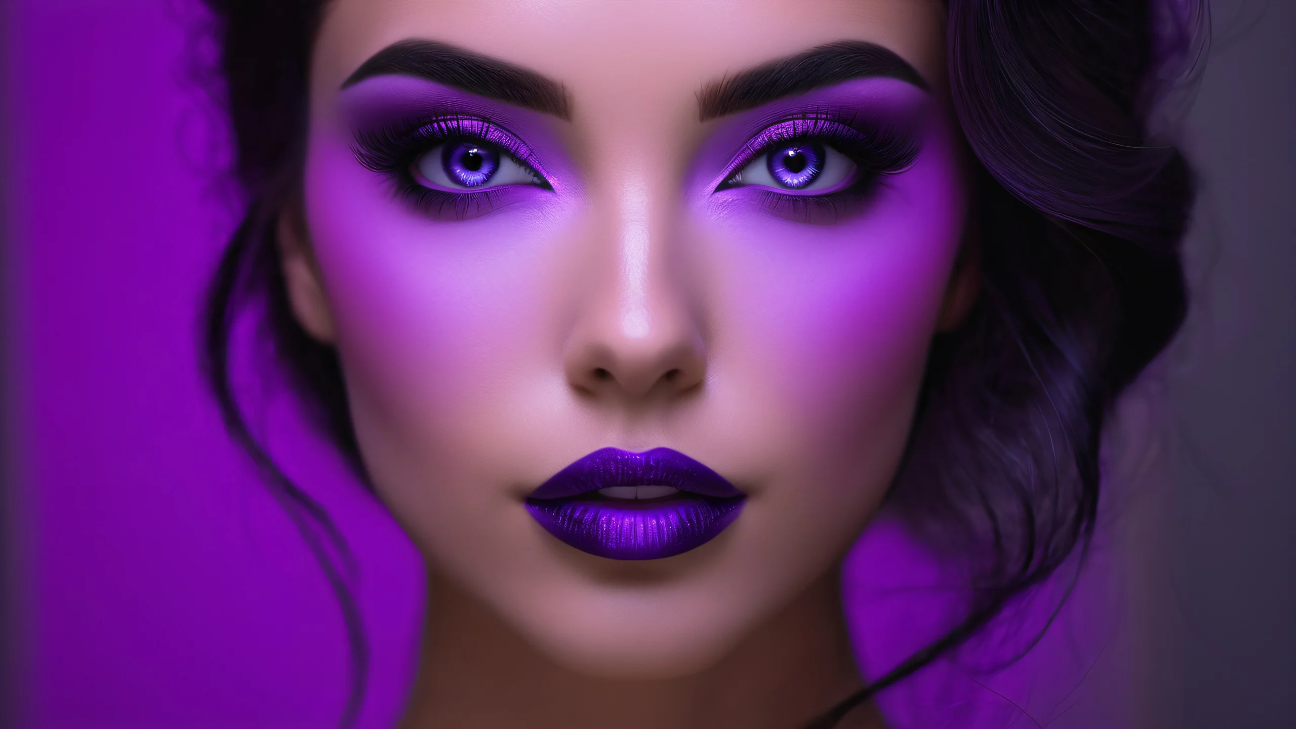 Dark Sentimental Metropolis 4K UHD Widescreen A dark and gritty cyberpunk cityscape at night, with towering skyscrapers and neon lights reflecting off wet pavement.