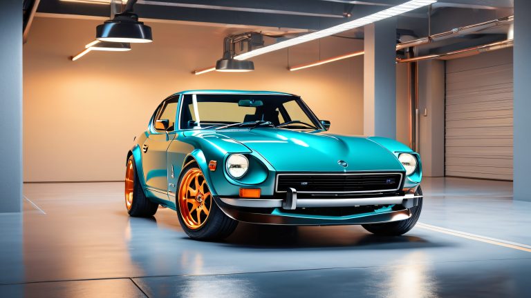 datsun 240z mercedes benz m120 v12 engine 4k wallpaper scaled