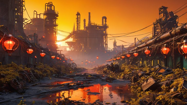 demonic invasion hellish horde toxic wastes wallpaper scaled