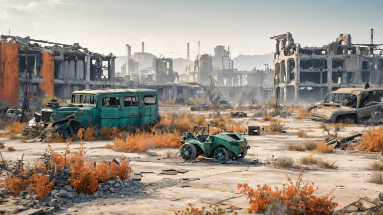 desolate wasteland survivor scaled