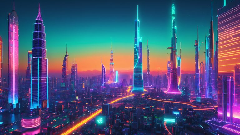 digital harmony code meets kinetic dance wallpaper scaled