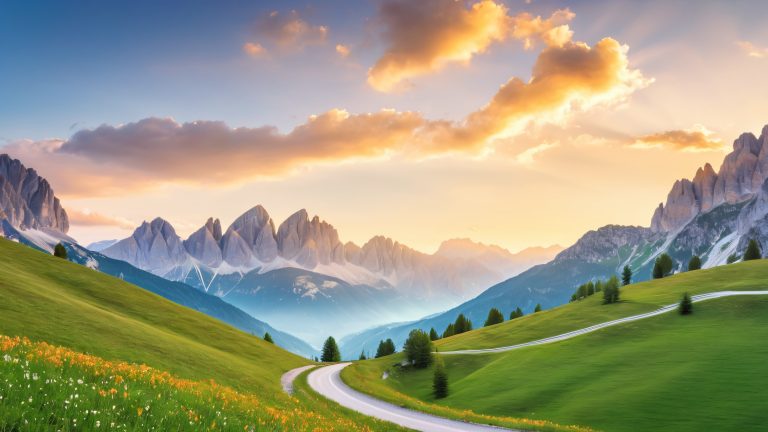 dolomites mountain vista 4k wallpaper scaled