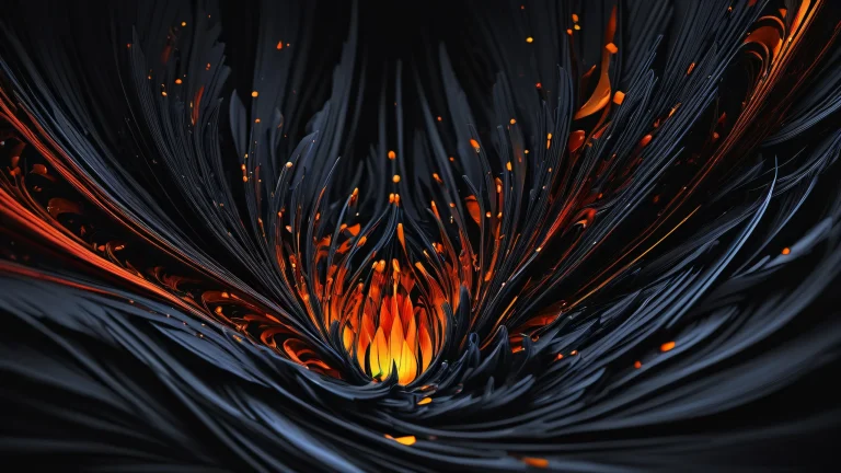 A breathtaking desktop wallpaper featuring a vast pure void with deep depth of field and crisp contrast, perfect for Desktop/PC use.