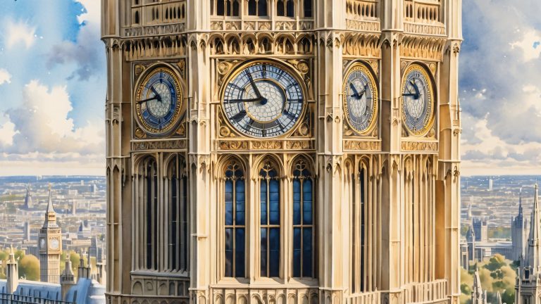 elizabeth tower london 4k wallpaper scaled