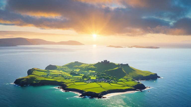 emerald isle 4k aerial landscape wallpaper scaled