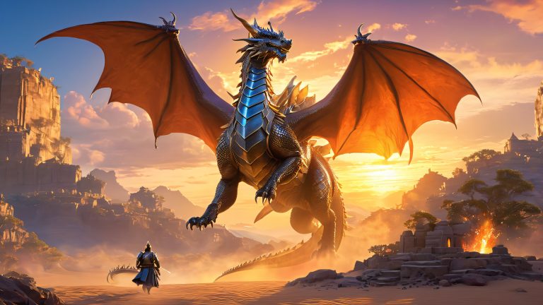 ethereal armies regal fantasy wallpaper scaled