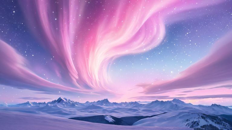 ethereal aurora wallpaper whispering secrets to the stars 4k scaled