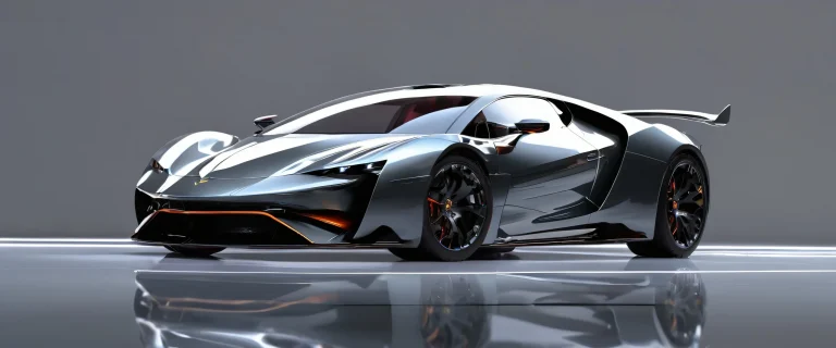 Breathtaking desktop wallpaper of a car in a vast pure void, suitable for a PC or Desktop