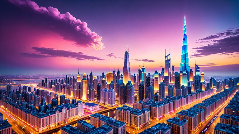 ethereal cityscape 4k wallpaper scaled