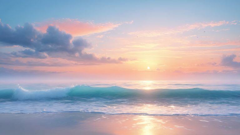 ethereal coastline 4k fantasy wallpaper scaled