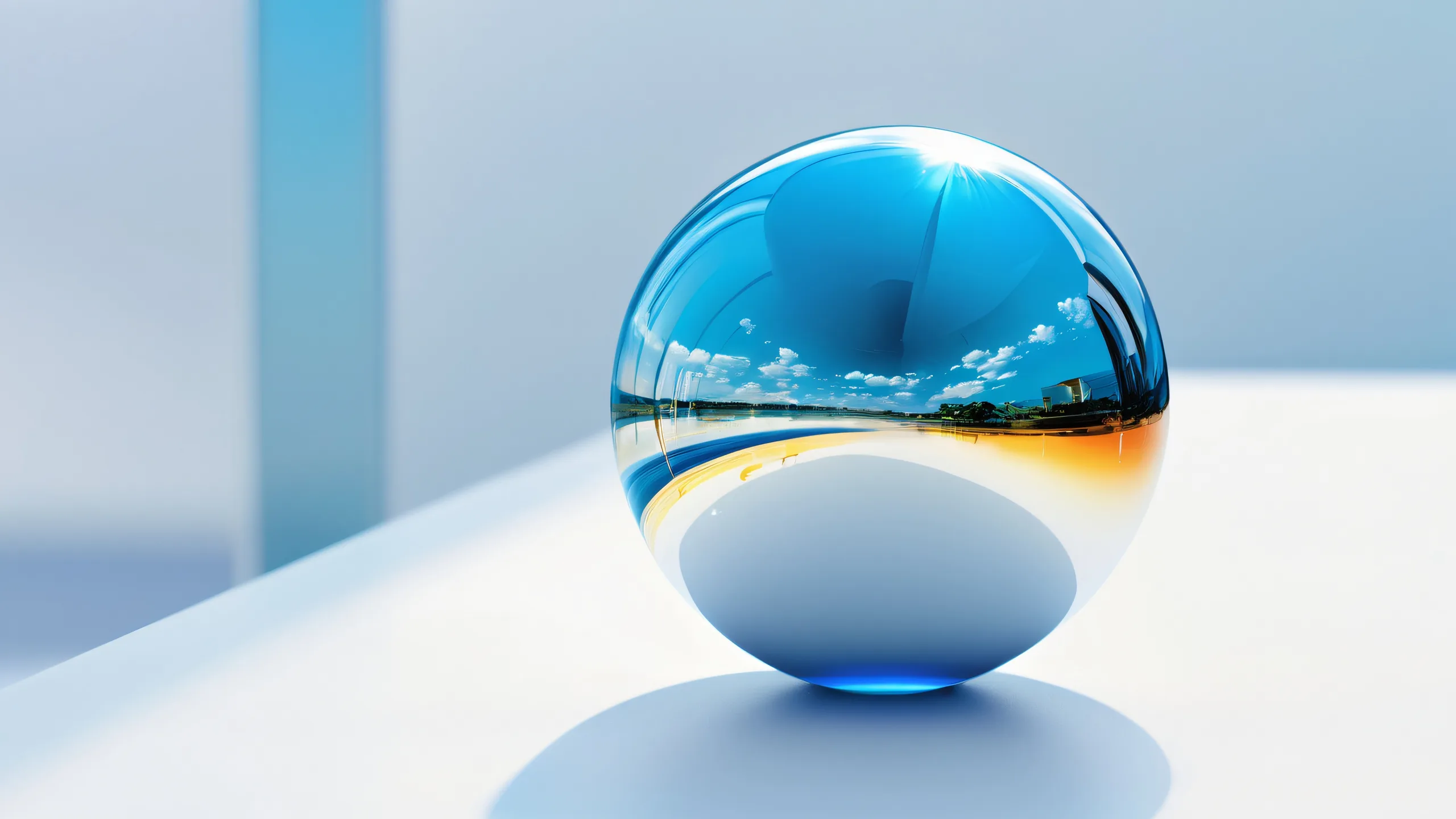 Ethereal Depth Infinity 4K UHD Wallpaper Breathtaking desktop wallpaper of a perfectly clean vast pure void for Desktop/PC use