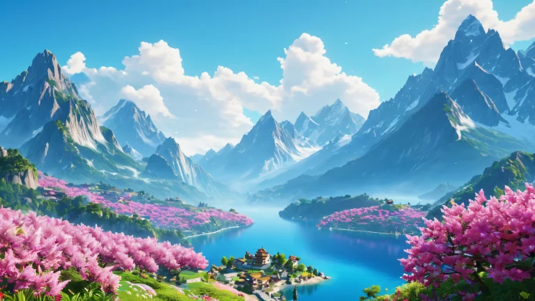 A stunning digital artwork featuring intricate details and vibrant colors.