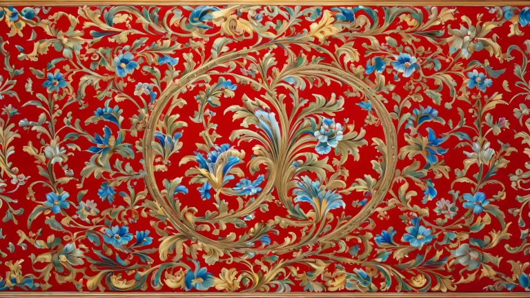 A beautifully rendered fantasy forest with lush greenery and vibrant flowers.