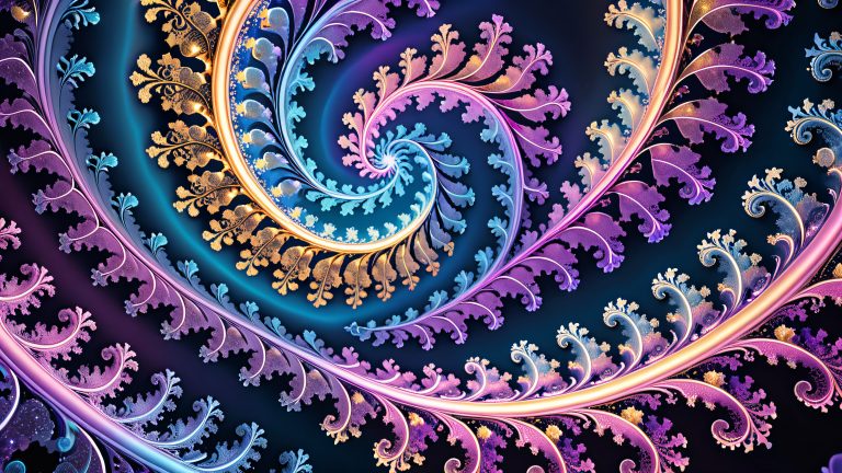 ethereal fractal landscape wallpaper scaled