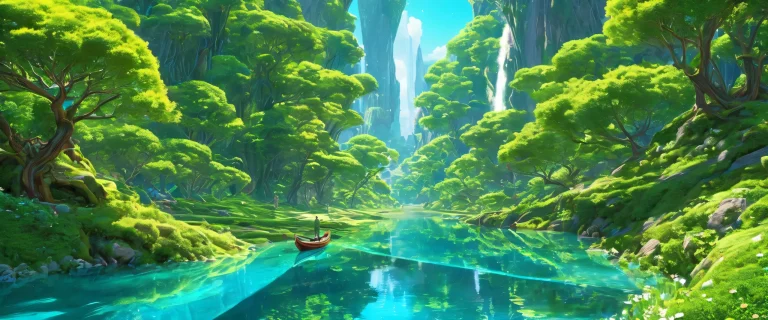 A serene and breathtaking desktop scene featuring a person amidst a vast pure void with ethereal atmosphere and radiant colors, PCまたはデスクトップでの使用に適しています.