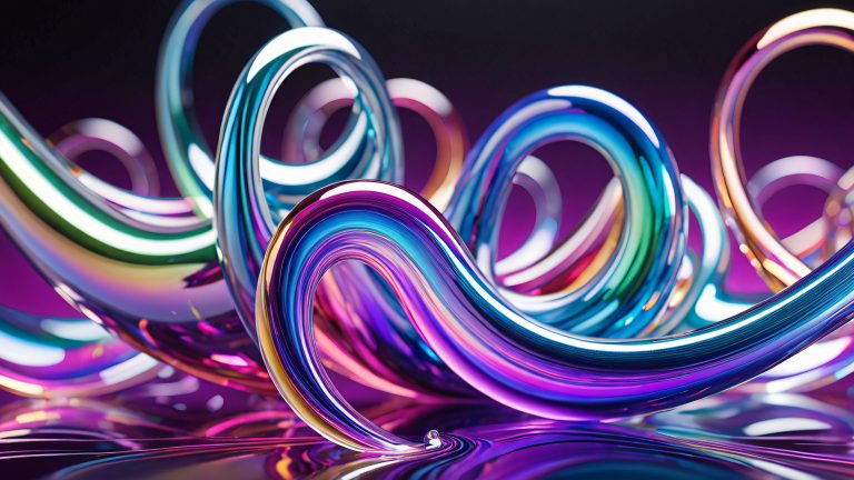 ethereal iridescent glass tendrils purple haze wallpaper scaled