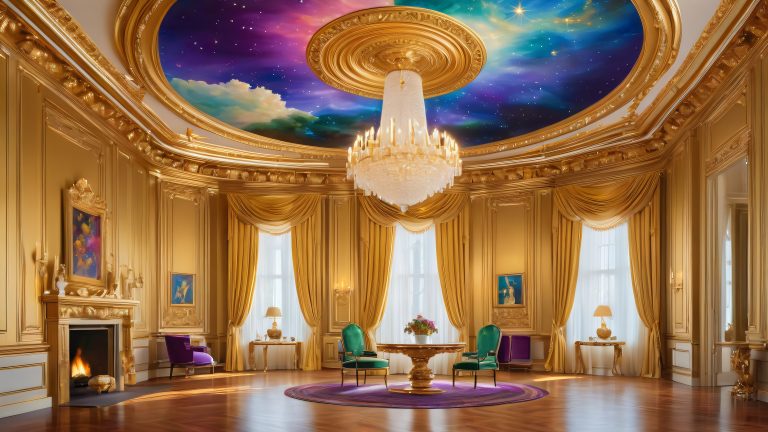 ethereal oil paintings wallpaper artistic masterpiece scaled