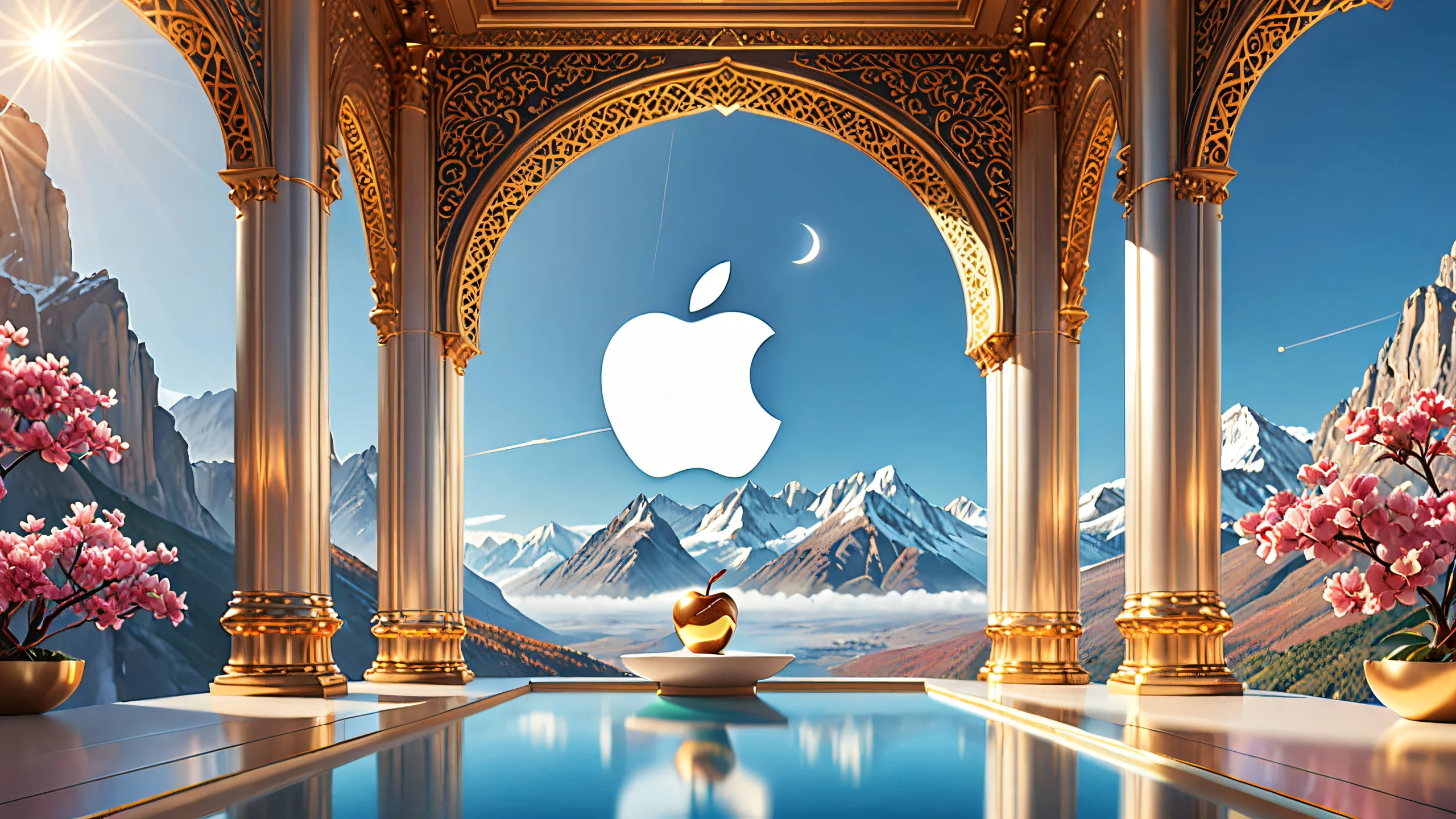 A stunning desktop background of a minimalist composition with intricate details, perfect for your Desktop/PC.