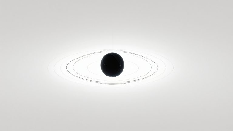 event horizon perfect black sphere desktop wallpaper scaled