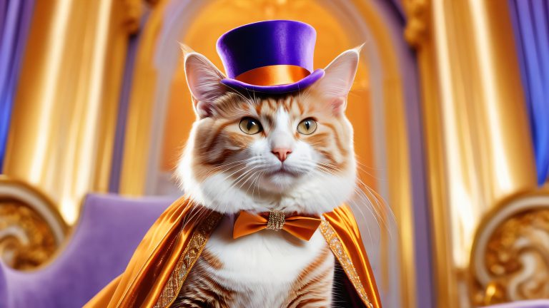 feline fashionista 4k wallpaper scaled