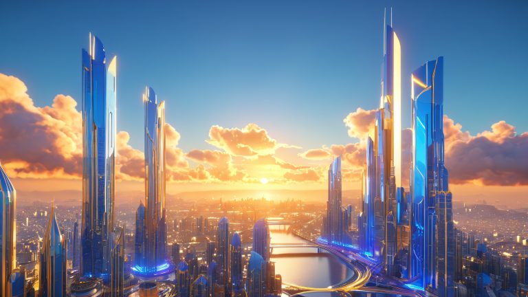 futuristic cityscape wallpaper 1 scaled