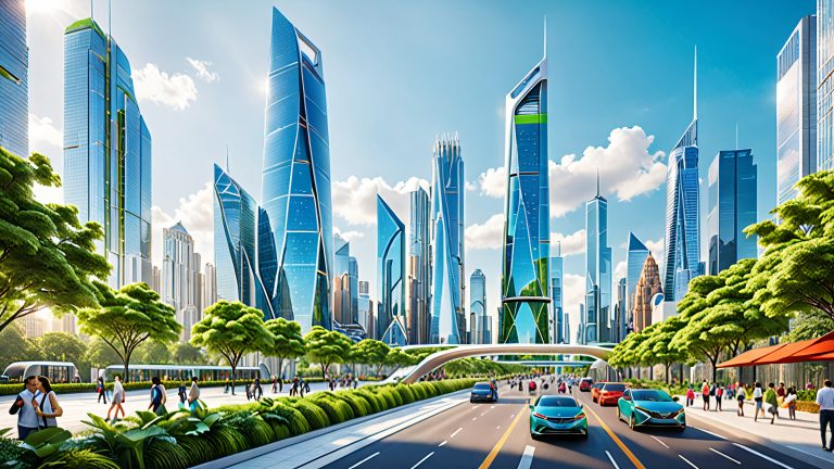 futuristic cityscape wallpaper scaled