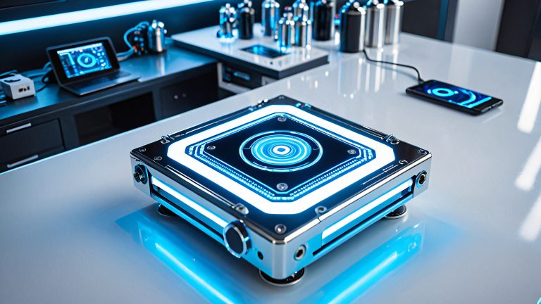 futuristic cyber device 4k desktop wallpaper scaled