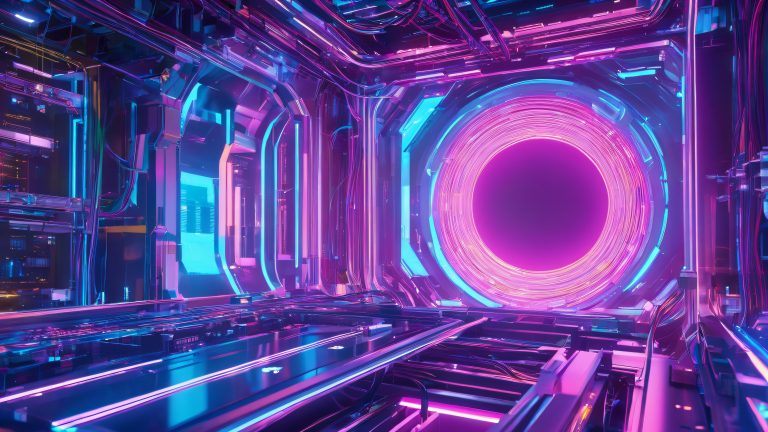 futuristic photographer amidst code vortex scaled