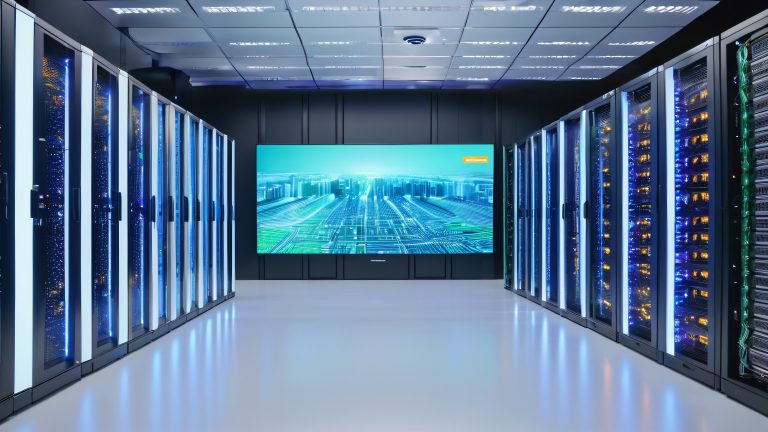 futuristic robotics ai gathering 4k wallpaper scaled