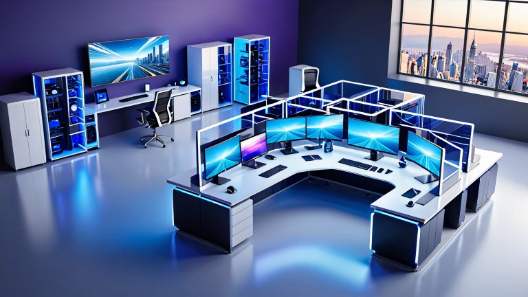 futuristic tech workstation scaled