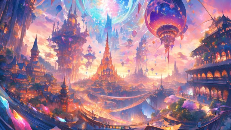 gachiakuta cityscape wallpaper 4k fantasy scaled