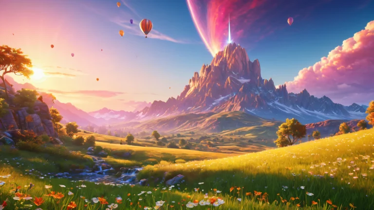 Cosmic jackpot scene on a desktop or PC background