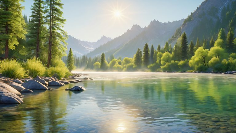 gallatin river 4k wallpaper serene mountain reflections scaled