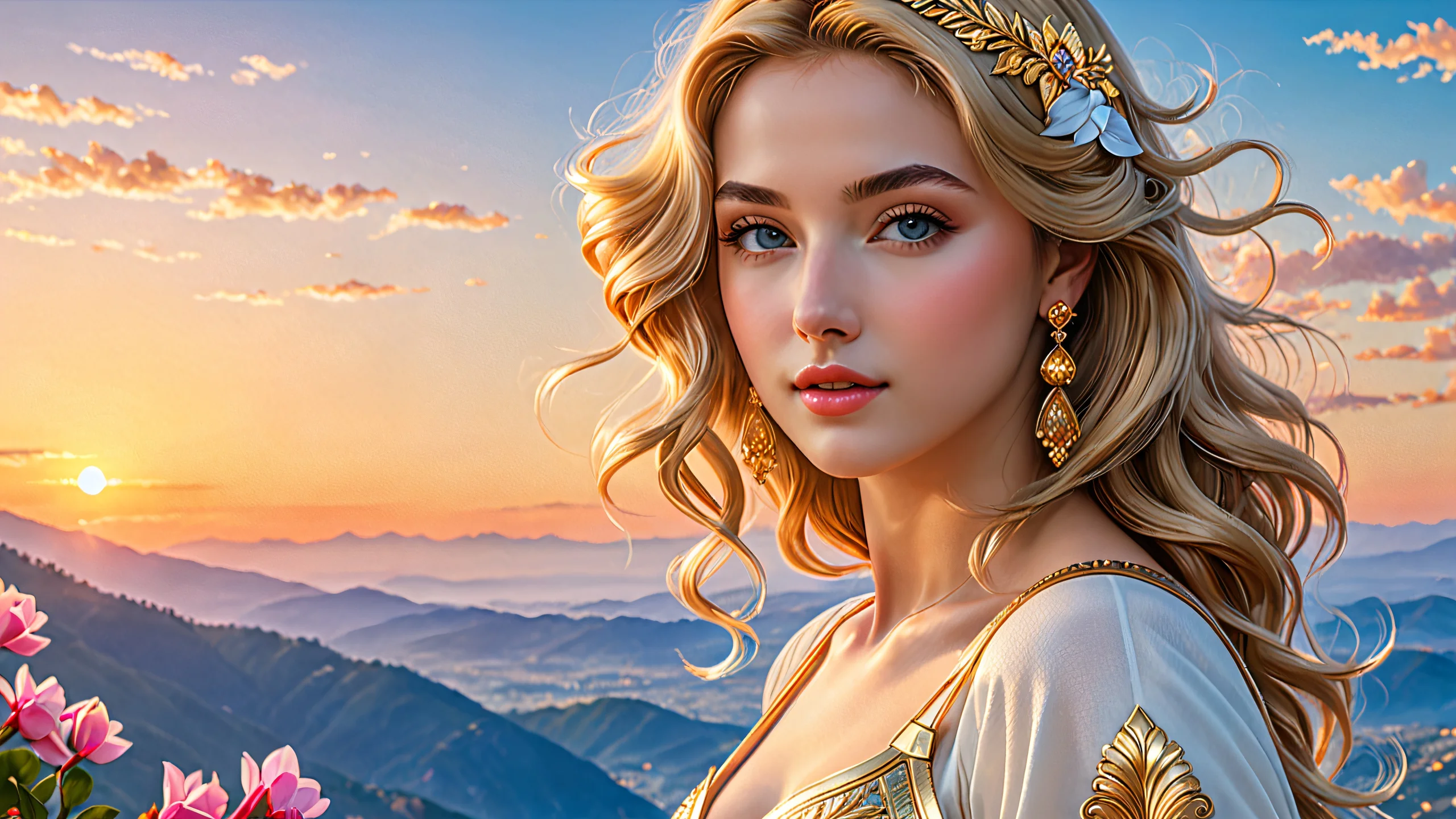 A visually stunning abstract composition featuring intricate geometric patterns and shapes.