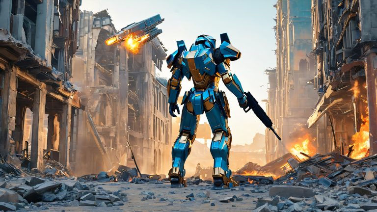 gilded guardian of ruins scaled