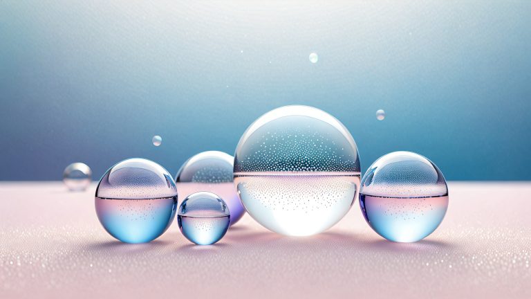 glass spheres in serenity scaled