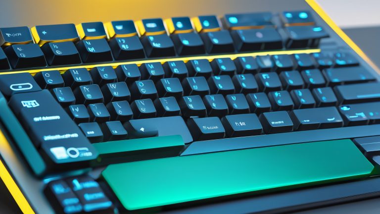 gloving keyboard closeup scaled