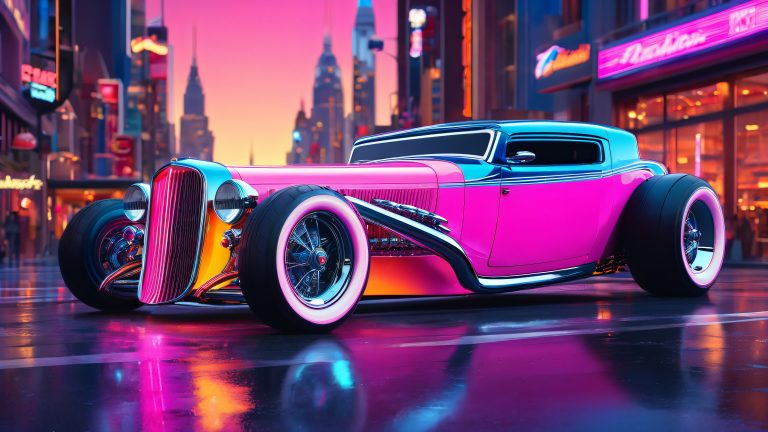 glowing chrome hot rod scaled