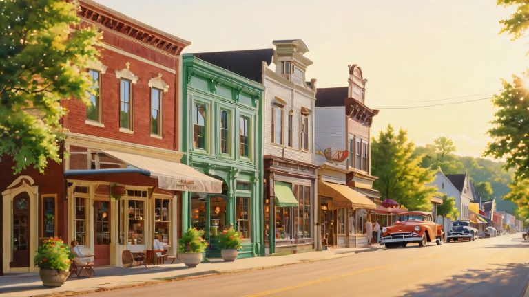 golden afternoon main street charm scaled