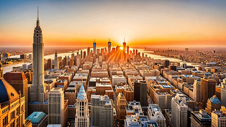 golden cityscape twilight scaled