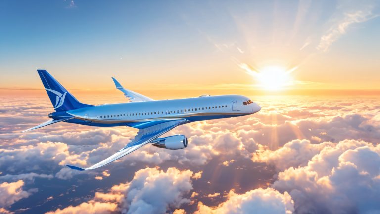 golden hour airliner soar scaled