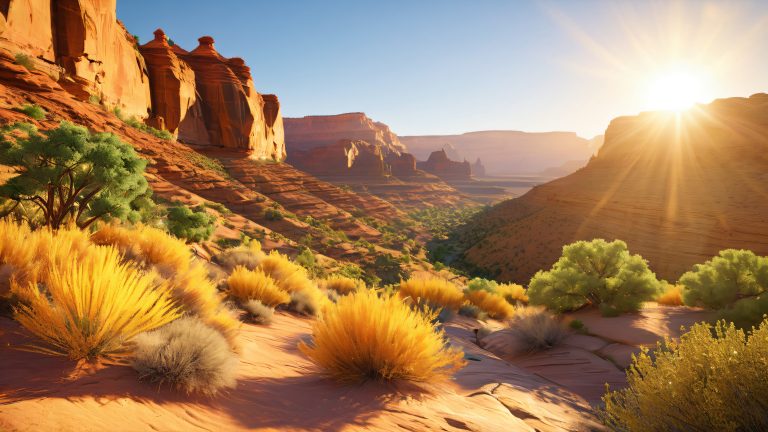 golden hour canyon retreat scaled